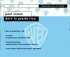 Paul Simon's born In Puerto Rico at RockMusicBay
