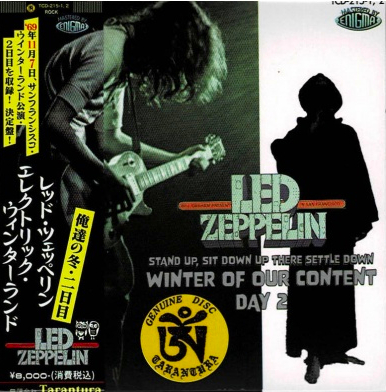Led Zeppelin: Stand Up, Sit Down Up There Settle Down - Winter Of Our Content Day 2 (Tarantura)