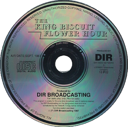The Rolling Stones: The King Biscuit Flower Hour CD (DIR Broadcasting)
