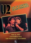 U2: Out Of Control In San Francisco (4 Reel Productions)