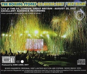 The Rolling Stones: O2 Arena 2007 - Last Night (Singer's Original Double Disk)